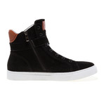 Bloke Suede High-Top Sneaker // Black (US: 7)