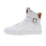Bloke Leather High-Top Sneaker // White (US: 7)