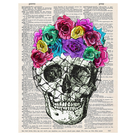 Flower Skull