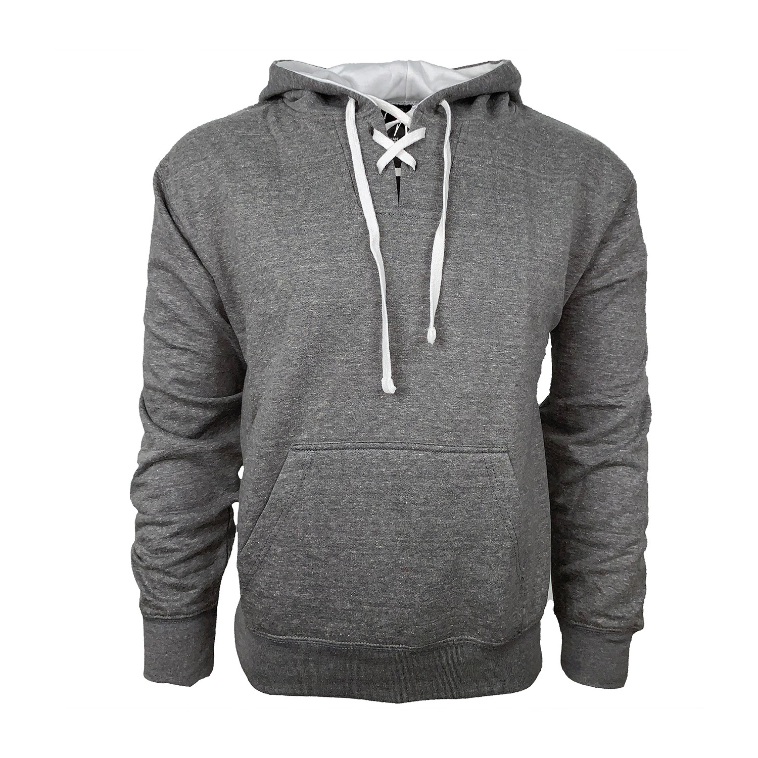 Lace up Heavyweight Pullover Hoodie // Dark Gray (XL) - Ethan Williams ...