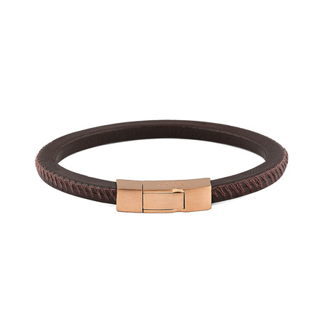 Click Pelle Bracelet // Brown