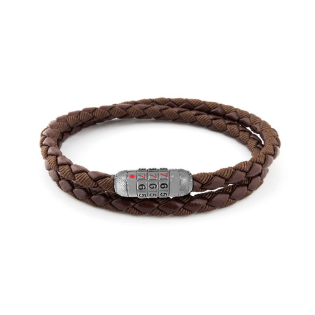 Combo Scoubidou Bracelet // Brown