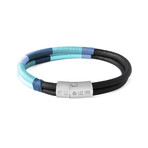 Cobra Masai Bracelet // Blue (7.1"L)