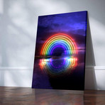 "Neon Hope" Premium Canvas Art (11"W x 14"H x 0.75"D // Gallery Wrapped)