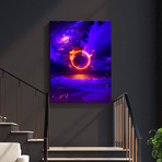 "Eclipse" Premium Canvas Art (11"W x 14"H x 0.75"D // Gallery Wrapped)