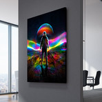 "Brave New World" Premium Canvas Art (11"W x 14"H x 0.75"D // Gallery Wrapped)