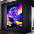 "Neon Night" Premium Canvas Art (11"W x 14"H x 0.75"D // Gallery Wrapped)