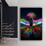 "Brave New World" Premium Canvas Art (11"W x 14"H x 0.75"D // Gallery Wrapped)