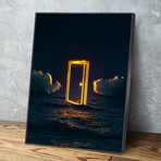 "Ocean Door" Premium Canvas Art (11"W x 14"H x 0.75"D // Gallery Wrapped)