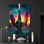 "Skyhouse" Premium Canvas Art (11"W x 14"H x 0.75"D // Gallery Wrapped)