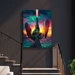 "Skyhouse" Premium Canvas Art (11"W x 14"H x 0.75"D // Gallery Wrapped)