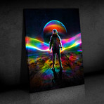 "Brave New World" Premium Canvas Art (11"W x 14"H x 0.75"D // Gallery Wrapped)