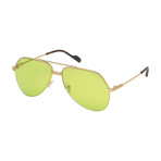 Men's Wilder Sunglasses // Gold + Green