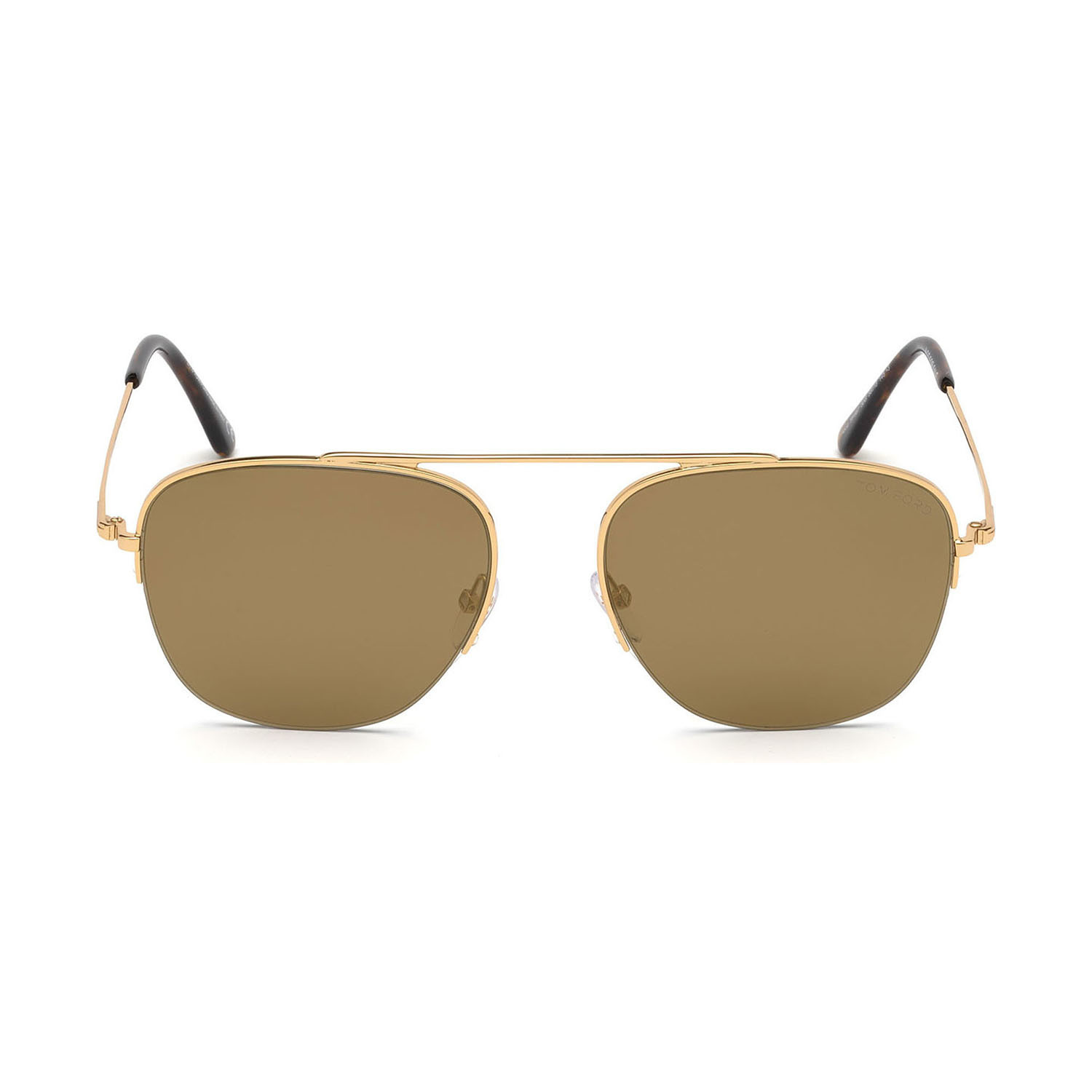 Men's Abott Sunglasses V.II // Gold + Brown - Luxury Eyewear - Touch of ...