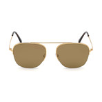 Men's Abott Sunglasses V.II // Gold + Brown