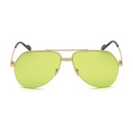 Men's Wilder Sunglasses // Gold + Green