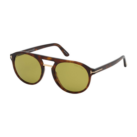 Men's Ivan Sunglasses // Havana + Green