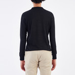 Massimo Collared Sweater // Black (L)