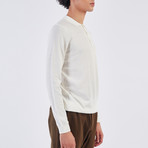 Massimo Collared Sweater // Ecru (L)