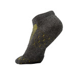 Technical Odor Resistant Socks // Heathered Gray // 4 Pack (S-M)