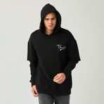 Quinten Hoodie // Black (2XL)