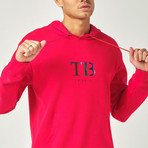 Bailey Hoodie // Red (L)