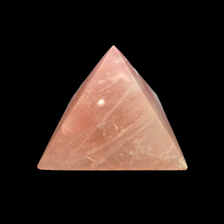 Rose Quartz Pyramid // Medium