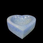 Blue Calcite Heart Bowl