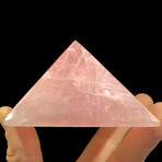 Rose Quartz Pyramid // Small