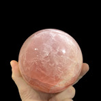 Rose Quartz Sphere // Extra Large