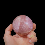 Rose Quartz Sphere // Medium