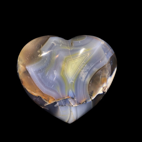 Banded Agate Heart