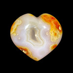 Carnelian Agate Heart // Extra Large