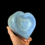 Blue Calcite Heart Bowl