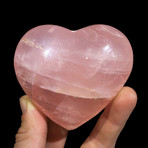 Rose Quartz Heart // Extra Large