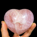 Rose Quartz Heart // XXL