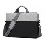 Franklin Briefcase // Gray + Black