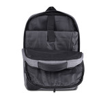 Manhattan Backpack // Gray + Black