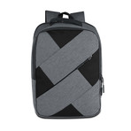 Queens Backpack // Gray + Black