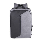 Manhattan Backpack // Gray + Black