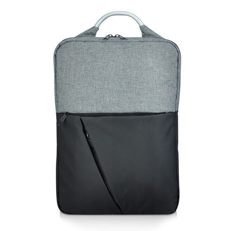 Steinway Backpack + Metal Handle // Gray + Black