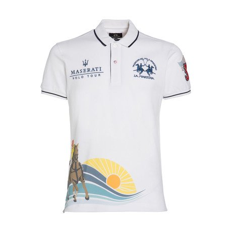 Tour Polo Shirt // White (Small)