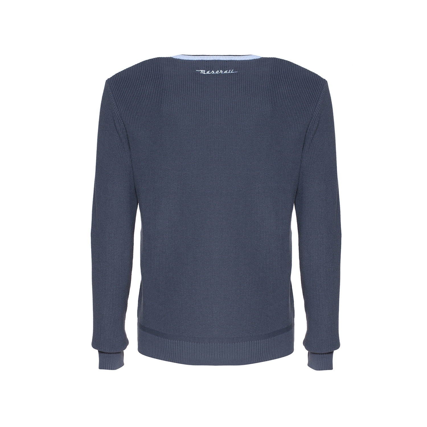 Crew Neck Pullover Sweater // Blue (X-Small) - Maserati - Touch of Modern