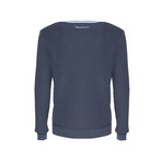 Crew Neck Pullover Sweater // Blue (X-Small)