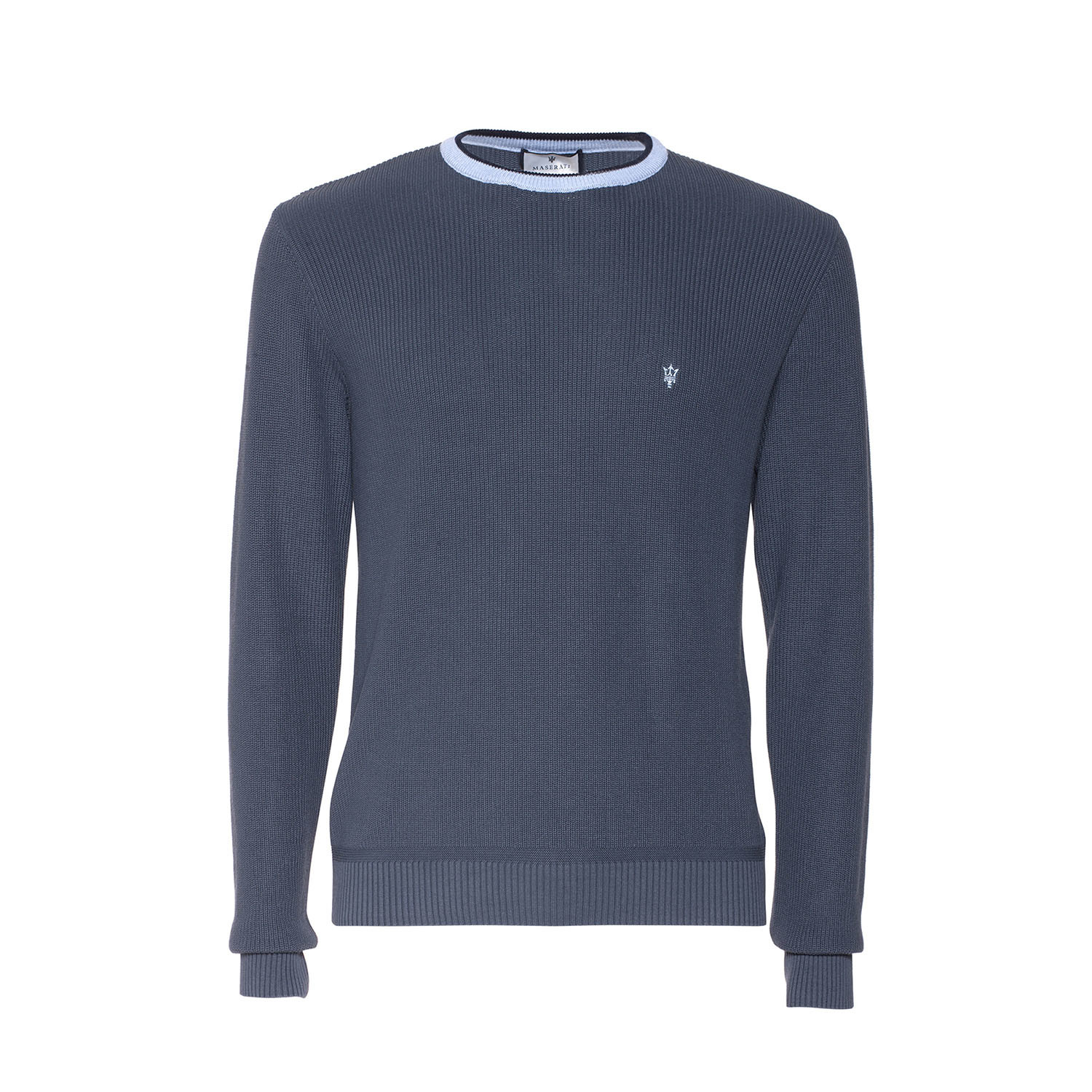 Crew Neck Pullover Sweater // Blue (X-Small) - Maserati - Touch of Modern