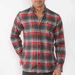 Kyan Button-Up Shirt // Anthracite (Small)