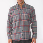 Rowan Flannel Shirt // Anthracite (Small)