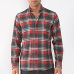 Kyan Button-Up Shirt // Anthracite (Small)