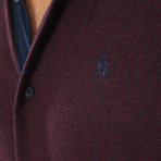 Cornelius Button-Up Shirt // Burgundy (Small)
