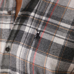 Andreas Flannel Shirt // Anthracite (Small)